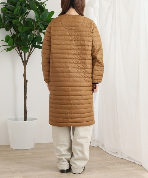 OMNES(オムネス)の「インナーダウン サイドジップロングジャケット(その他アウター・レディース・アイボリー/キャメル・L/M)」の13枚目の写真