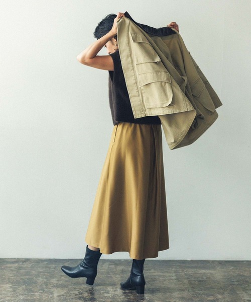 Gready Brilliant（グレディブリリアン）の「ストレッチショートブーツ（ブーツ・レディース・ブラック/グレイッシュベージュ・36/37/38）」の4枚目の写真