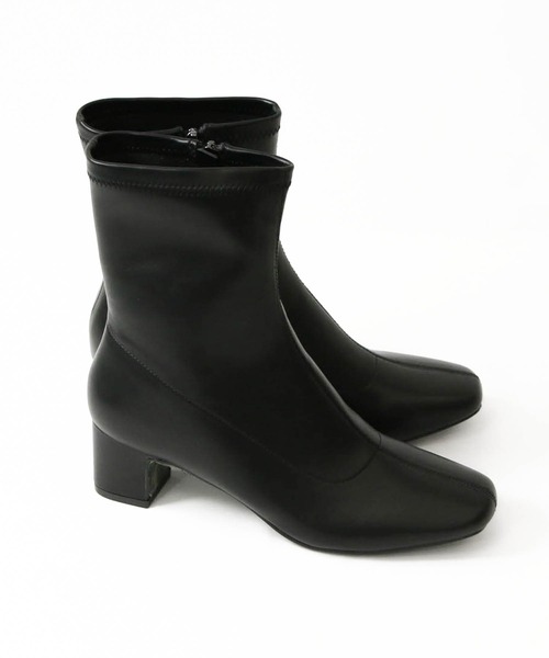 Gready Brilliant(グレディブリリアン)の「ストレッチショートブーツ(ブーツ・レディース・ブラック/グレイッシュベージュ・36/37/38)」の8枚目の写真