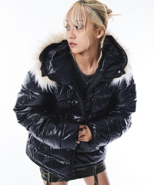 GOA♡フィンラクーンファー ダウンジャケット 肉厚 フーディ 短丈 2way GOA フィンラクーンファー ダウンジャケット 肉厚 フーディ 短丈 2way