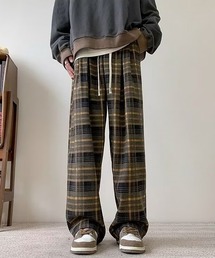 SBG（エスビー）の「SBG タータンチェック ワイドシルエットパンツ（その他パンツ）」