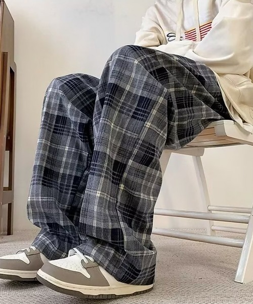 SBG(エスビー)の「SBG タータンチェック ワイドシルエットパンツ(その他パンツ・メンズ・イエロー/レッド/グレー・X-LARGE/LARGE/MEDIUM)」の10枚目の写真