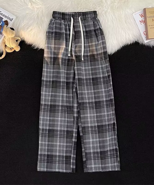 SBG(エスビー)の「SBG タータンチェック ワイドシルエットパンツ(その他パンツ・メンズ・イエロー/レッド/グレー・X-LARGE/LARGE/MEDIUM)」の12枚目の写真