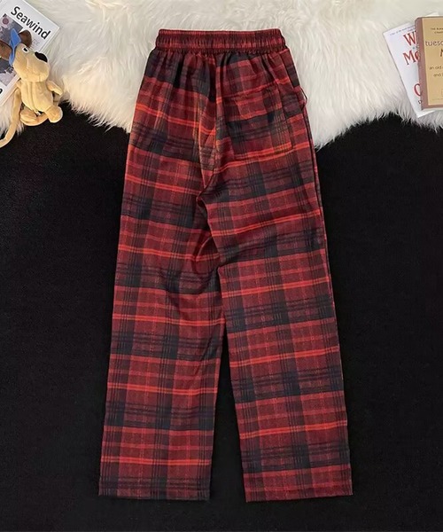 SBG(エスビー)の「SBG タータンチェック ワイドシルエットパンツ(その他パンツ・メンズ・イエロー/レッド/グレー・X-LARGE/LARGE/MEDIUM)」の19枚目の写真