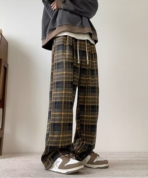 SBG(エスビー)の「SBG タータンチェック ワイドシルエットパンツ(その他パンツ・メンズ・イエロー/レッド/グレー・X-LARGE/LARGE/MEDIUM)」の20枚目の写真