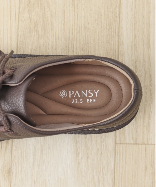 Pansy(パンジー)の「pansy パンジー カジュアルシューズ(スリッポン・レディース・ベージュ/ブラウン/ブラック・24.5cm/24cm/23.5cm/23cm)」の12枚目の写真