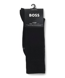 BOSS（ボス）の「ソックス2足セット レギュラーレングス リブストラクチャー（ソックス/靴下）」