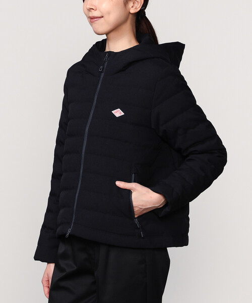 DANTON | ウールライク フードダウンジャケット WOMEN（ダウン