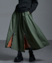 Soiunique（スワユニーク）の「ミリタリー調ロング丈ボリュームスカート ［Soiunique］（スカート）」