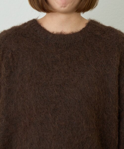 un dix cors（アンディコール）の「《上品なムードに◎》ソフトシャギーW起毛プルオーバー（ニット/セーター・レディース・オレンジ/ブラウン/ブルー・FREE）」の17枚目の写真