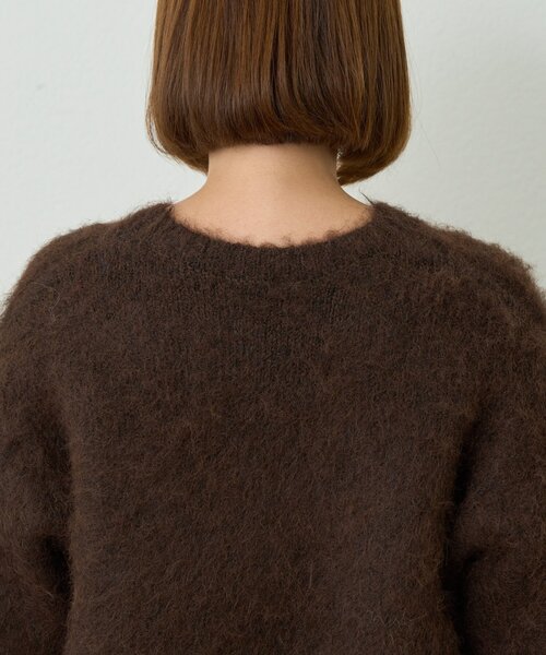 un dix cors（アンディコール）の「《上品なムードに◎》ソフトシャギーW起毛プルオーバー（ニット/セーター・レディース・オレンジ/ブラウン/ブルー・FREE）」の18枚目の写真