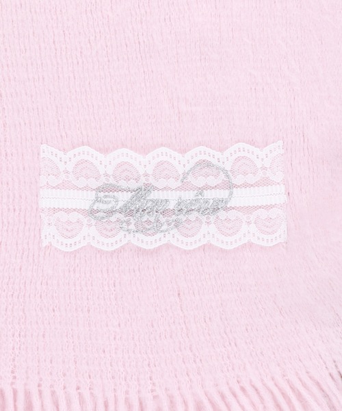 SPINNS（スピンズ）の「とろける触り心地☆冬のガーリーシャギーマフラー/ストール/レース（マフラー・レディース・ブルー/アイボリー/ピンク・ONESIZE）」の8枚目の写真