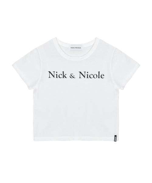 NICK&NICOLE(ニックアンドニコール)の「NICOLE CLASSIC MINIMAL CROP TOP_WHITE(Tシャツ/カットソー・レディース・その他・FREE)」の5枚目の写真