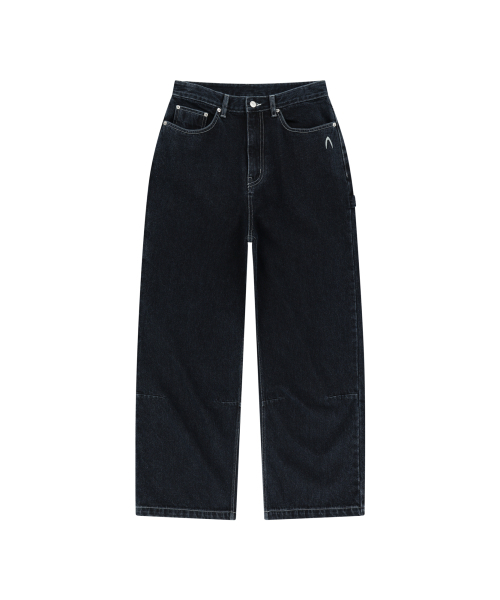AAKAM(アーカム)の「Needlework Carpenter Denim Pants (Blue)(デニムパンツ・レディース・その他・1/2)」の4枚目の写真