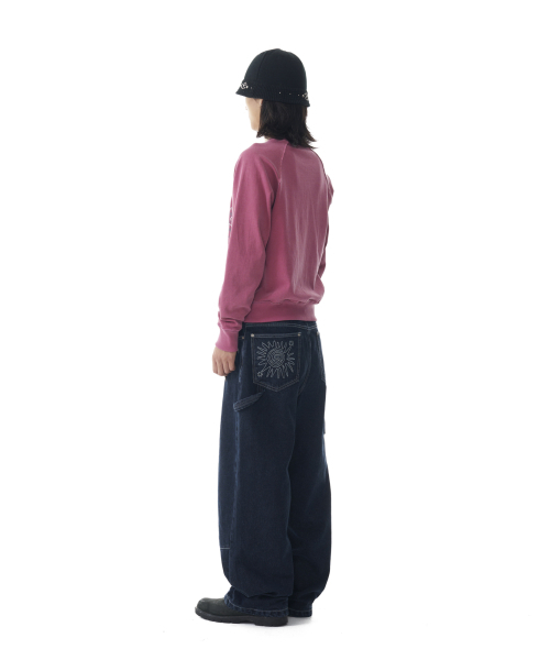 AAKAM(アーカム)の「Needlework Carpenter Denim Pants (Blue)(デニムパンツ・レディース・その他・1/2)」の10枚目の写真