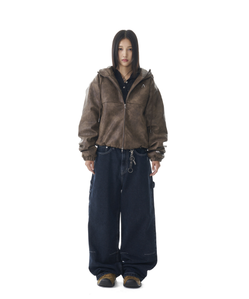 AAKAM(アーカム)の「Needlework Carpenter Denim Pants (Blue)(デニムパンツ・レディース・その他・1/2)」の13枚目の写真