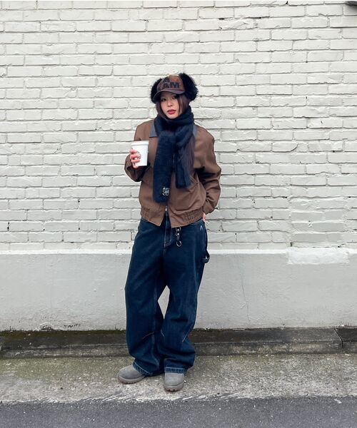 AAKAM(アーカム)の「Needlework Carpenter Denim Pants (Blue)(デニムパンツ・レディース・その他・1/2)」の18枚目の写真