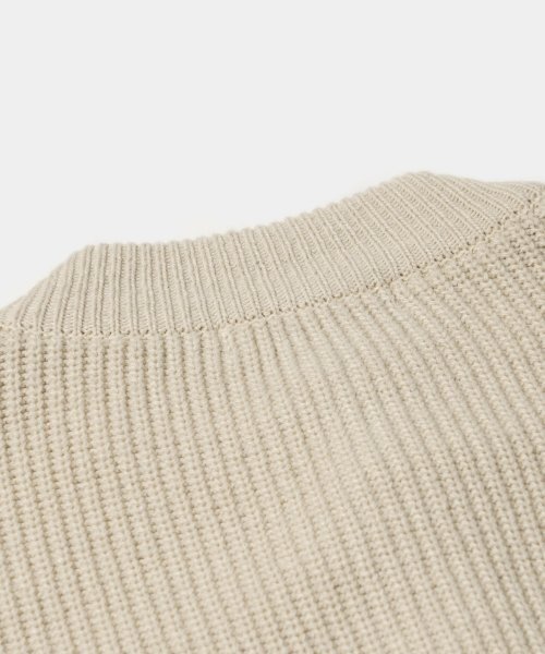 FRIZMWORKS(フリズムワークス)の「HEAVY WOOL ROUND CARDIGAN _ CREAM(カーディガン/ボレロ・レディース・その他・MEDIUM/LARGE/X-LARGE/SMALL)」の6枚目の写真