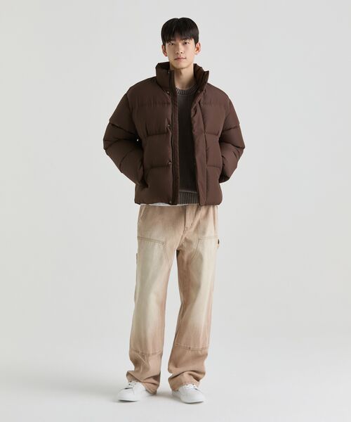 MUSINSA STANDARD（ムシンサスタンダード）の「ピグメントデニムワイドダブルニーカーペンターパンツ[ベージュ]（デニムパンツ・メンズ・その他・40/31/33/26/27/28/29/38/42/36/34/32/30）」の9枚目の写真
