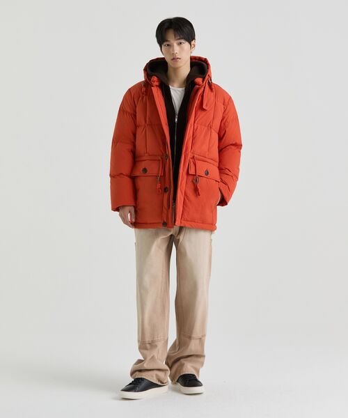 MUSINSA STANDARD（ムシンサスタンダード）の「ピグメントデニムワイドダブルニーカーペンターパンツ[ベージュ]（デニムパンツ・メンズ・その他・40/31/33/26/27/28/29/38/42/36/34/32/30）」の13枚目の写真