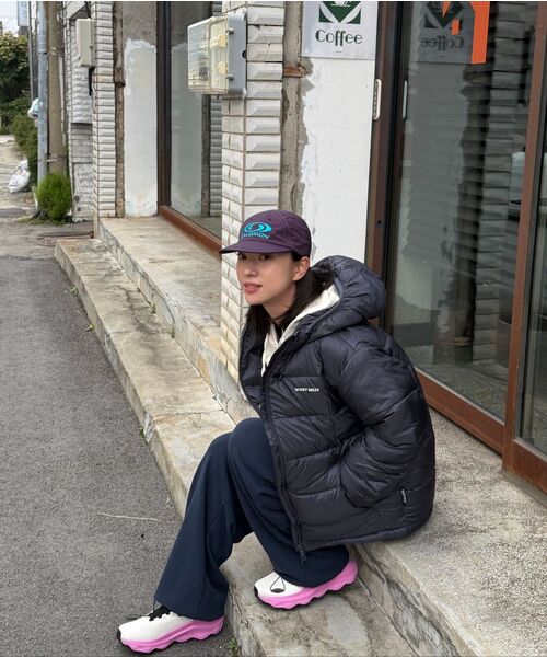 ライトリップストップパディングジャンパー ネイビー（ダウン