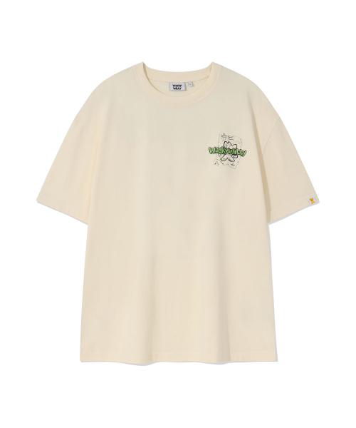 Wacky WiLLy（ワッキーウィリー）の「キキアイランドグラフィック半袖Tシャツクリーム（Tシャツ/カットソー・レディース・その他・X-LARGE/MEDIUM/LARGE/SMALL）」の2枚目の写真