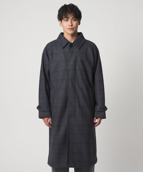 セール】ニットメルトン バルカラーコート＜A DAY IN THE LIFE