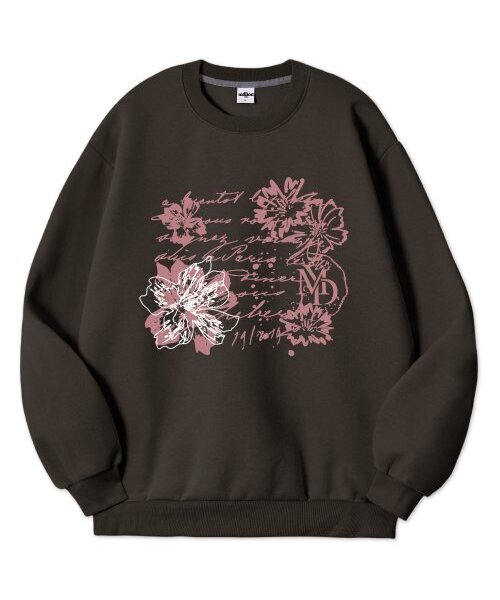 MILLION DAY(ミリオンデイ)の「MILLION Rough Special Cotton Man-to-Man(スウェット・メンズ・レッド/チャコール/オートミール/オリーブ・LARGE/MEDIUM/X-LARGE/XXXX-LARGE/XXX-LARGE/XX-LARGE)」の4枚目の写真
