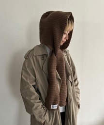 Kotoe | 【UNISEX】ワッフルニット フードマフラー(マフラー)