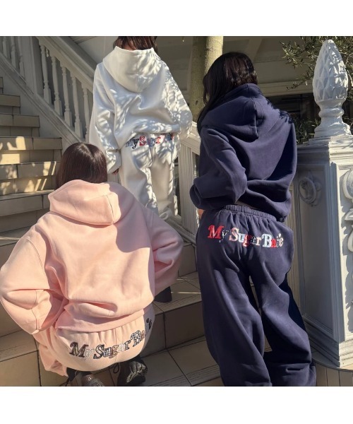 My sugar Babe（マイシュガーベイブ）の「Assort check logo pants（その他パンツ・メンズ・ネイビー/オフホワイト/ピンク・LARGE/MEDIUM）」の7枚目の写真