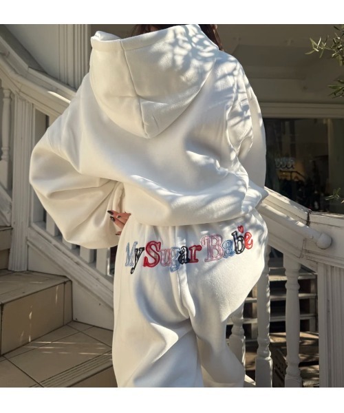 My sugar Babe（マイシュガーベイブ）の「Assort check logo pants（その他パンツ・メンズ・ネイビー/オフホワイト/ピンク・LARGE/MEDIUM）」の8枚目の写真