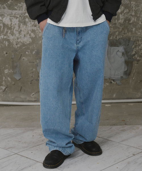 ERER(エルエル)の「刺繍ディテールデニムパンツ インディゴ(デニムパンツ・レディース・インディゴブルー・1/2/3)」の4枚目の写真