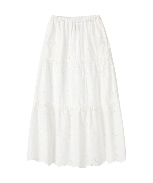 SALON DE YOHN(サロンドヨーン)の「Marine Grace Long Skirt_ White(スカート・レディース・その他・SMALL/MEDIUM)」の4枚目の写真