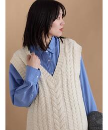 sm2rhythm | ケーブルニットベスト(ベスト)