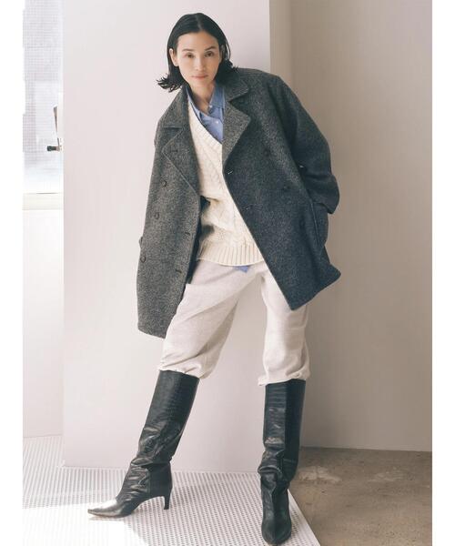 sm2rhythm(サマンサモスモスリズム)の「ケーブルニットベスト(ベスト・レディース・ネイビー/オフホワイト/チャコールグレー・F)」の8枚目の写真