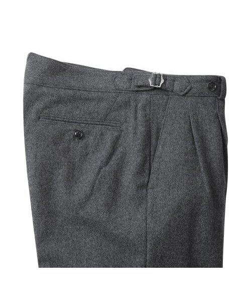 sortie(ソルティ)の「W301 Reve Pleats Wool Trousers (Gray)(スラックス・メンズ・その他・SMALL/MEDIUM/LARGE/X-LARGE)」の4枚目の写真
