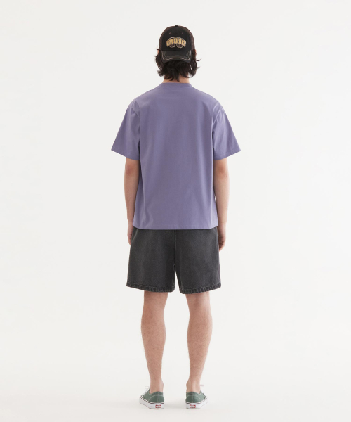 COVERNAT（カバーナット）の「クールコットンCロゴTシャツパープル（Tシャツ/カットソー・レディース・その他・X-SMALL/SMALL/MEDIUM/LARGE/X-LARGE/XX-LARGE）」の6枚目の写真
