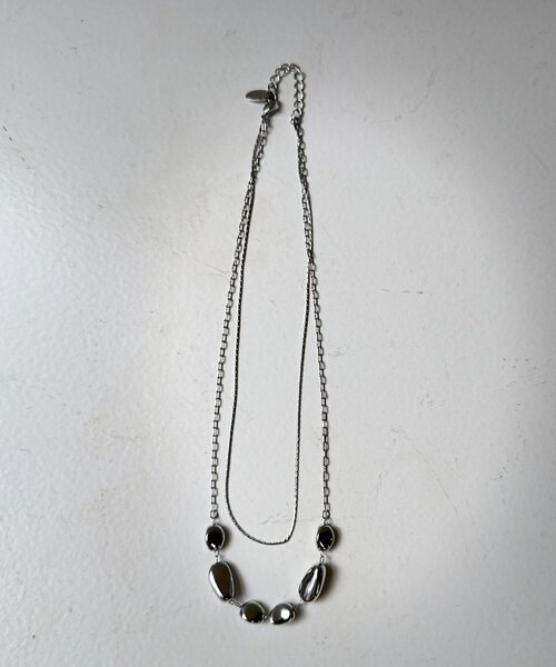 Chez toi（シェトワ）の「2連大小ぷっくりネックレス（ネックレス・レディース・シルバー/ゴールド・FREE）」の4枚目の写真