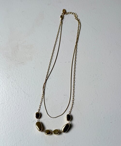 Chez toi（シェトワ）の「2連大小ぷっくりネックレス（ネックレス・レディース・シルバー/ゴールド・FREE）」の8枚目の写真