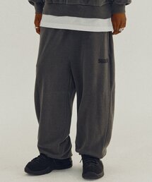 WASHED LOGO PANTS [PIGMENT BLACK]