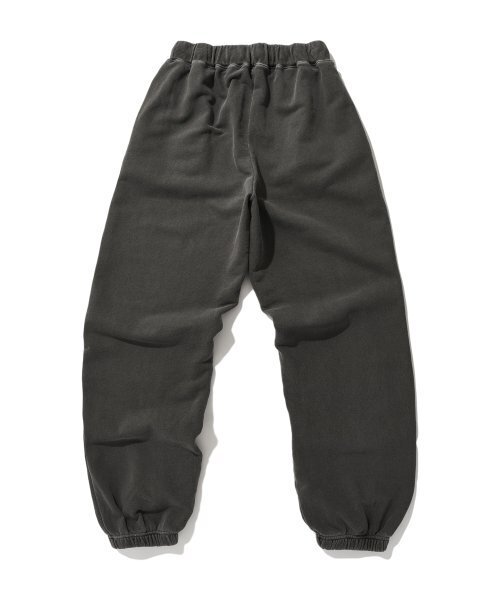 suade（スエード）の「WASHED LOGO PANTS [PIGMENT BLACK]（スウェットパンツ・レディース・その他・MEDIUM/X-LARGE/LARGE）」の3枚目の写真