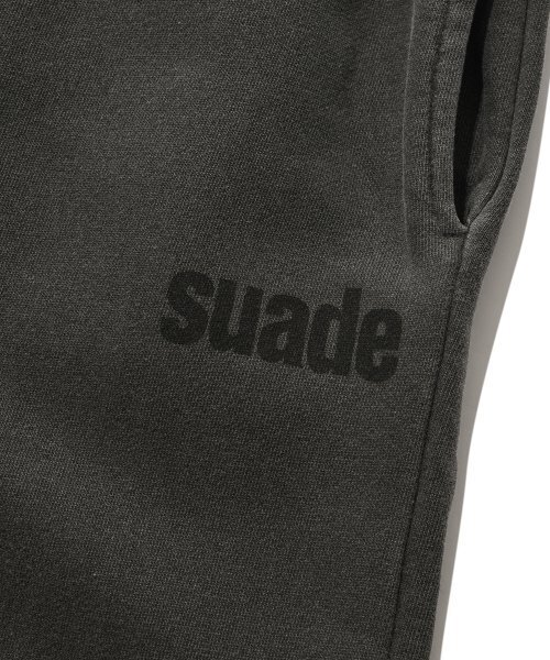 suade（スエード）の「WASHED LOGO PANTS [PIGMENT BLACK]（スウェットパンツ・レディース・その他・MEDIUM/X-LARGE/LARGE）」の6枚目の写真