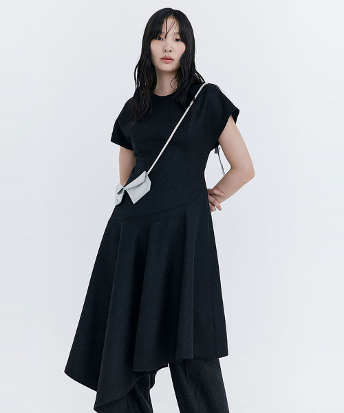 WNDERKAMMER(ブンダーカンマー)の「ローカットウールドレス_チャコール(ワンピース・レディース・その他・SMALL/MEDIUM)」の5枚目の写真