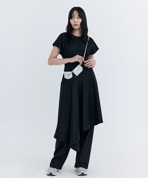 WNDERKAMMER(ブンダーカンマー)の「ローカットウールドレス_チャコール(ワンピース・レディース・その他・SMALL/MEDIUM)」の6枚目の写真