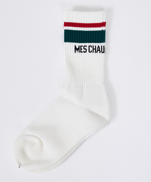MES CHAUSSETTES（メショセット）の「【MES CHAUSSETTES/メ・ショセット】Line Logoソックス/靴下/日本製（ソックス/靴下）」