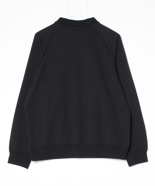 SWINGGGR（スウィンガー）の「SWINGGGR/スウィンガー/COLLARED SWEAT PO（スウェット・メンズ・ホワイト/ブラック・1/2/3/4）」の3枚目の写真