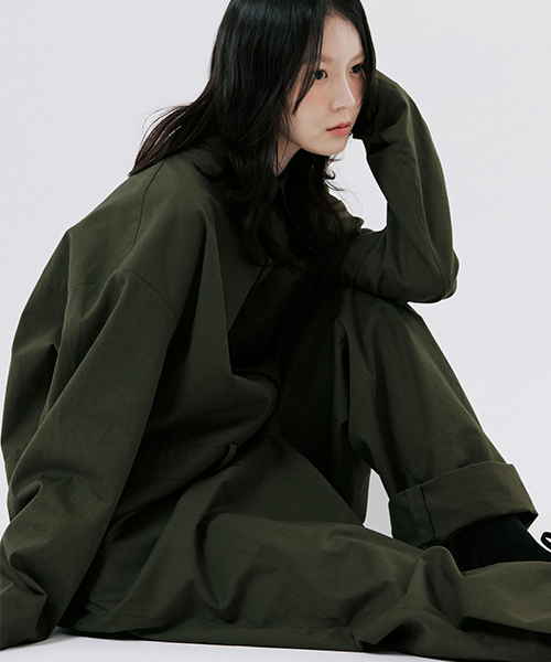 MALEN(マレン)の「ユニセックスジャンプスーツカーキ(つなぎ/オールインワン・レディース・その他・LARGE/MEDIUM/X-LARGE)」の2枚目の写真