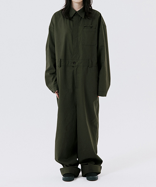 MALEN(マレン)の「ユニセックスジャンプスーツカーキ(つなぎ/オールインワン・レディース・その他・LARGE/MEDIUM/X-LARGE)」の3枚目の写真