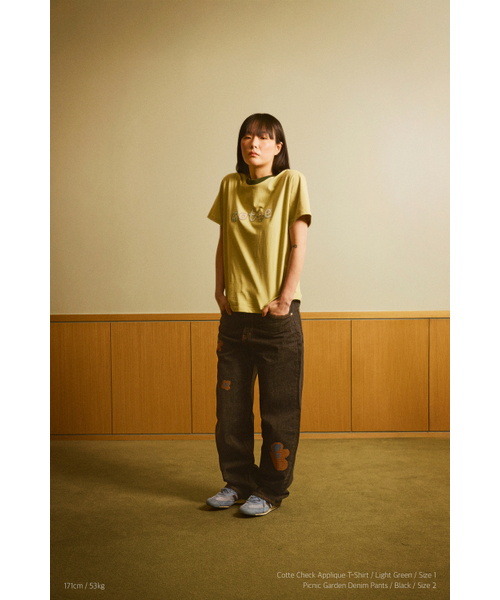 COTTE(コッテ)の「コテ チェックアップリケTシャツ(ライトグリーン)(Tシャツ/カットソー・レディース・その他・size2/size1)」の14枚目の写真