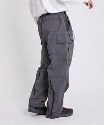 リップストップジッパーカーゴパンツ_CHARCOAL GREY